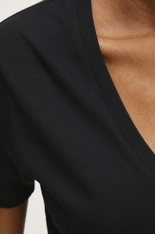 Answear Lab tricou din bumbac L5560.HMS negru