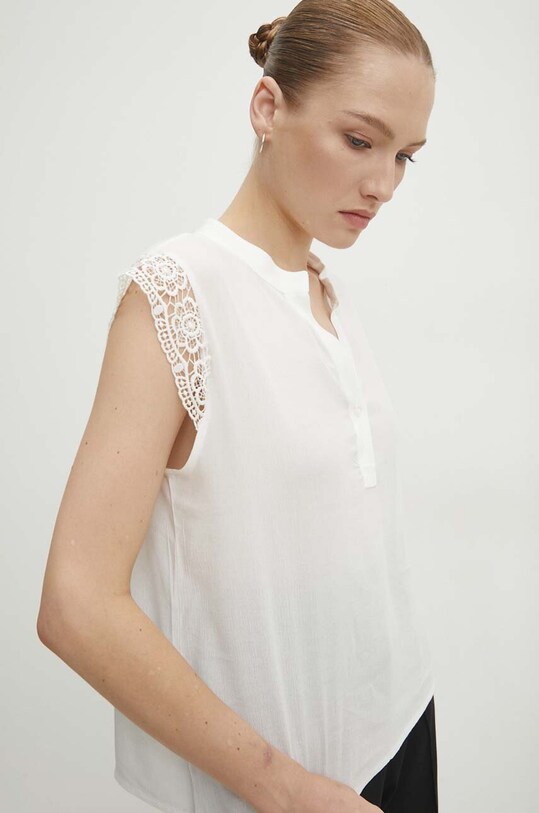 Answear Lab tricou 25699.TMS alb