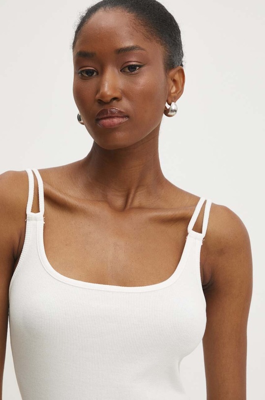 Answear Lab tricou uni alb 60166.tms