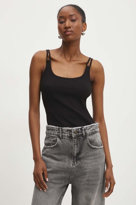 Answear Lab tricou uni negru 60166.tms