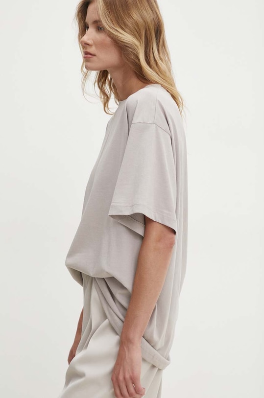 Answear Lab t-shirt pozostałe szary 5035.ijs