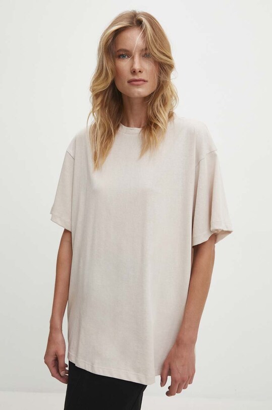 Answear Lab tricou uni bej 5035.ijs