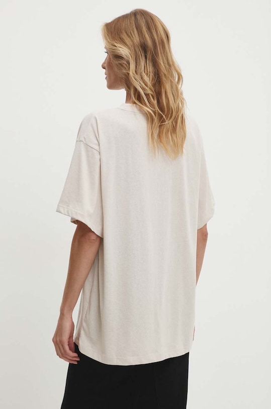Odzież Answear Lab t-shirt 5035.ijs beżowy