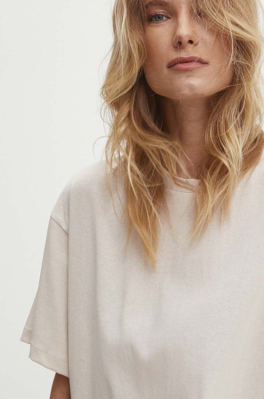 Answear Lab t-shirt beżowy 5035.ijs