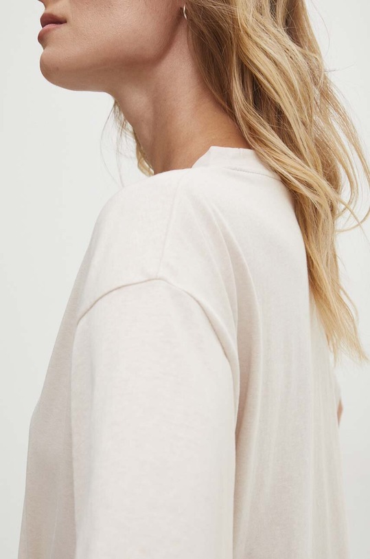 Answear Lab t-shirt 5035.ijs beżowy