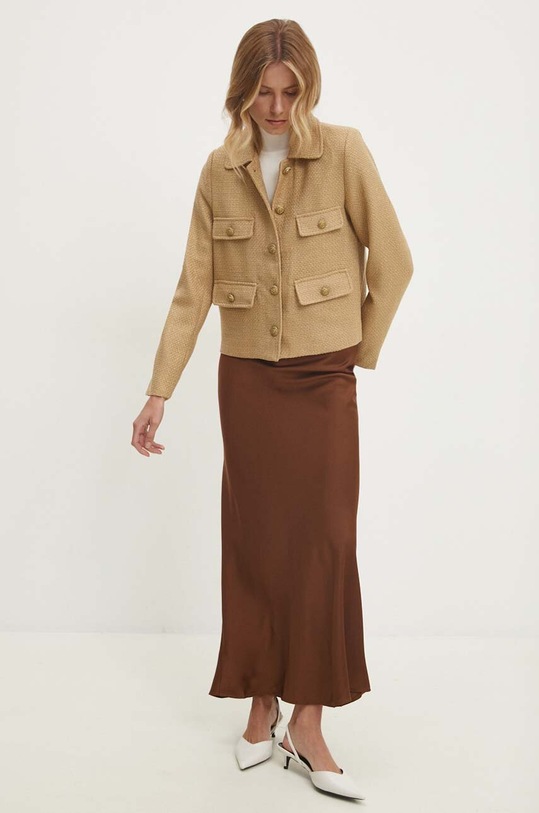 Answear Lab tricou 5115.fos alb WZ24