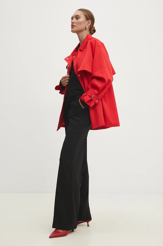 Answear Lab longsleeve 46001a.FKK negru WZ24