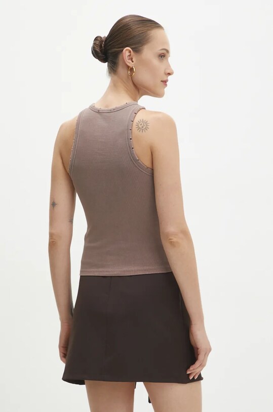 Îmbrăcăminte Answear Lab tricou 20652.tms maro