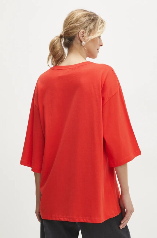 Îmbrăcăminte Answear Lab tricou din bumbac 180267.TLK rosu