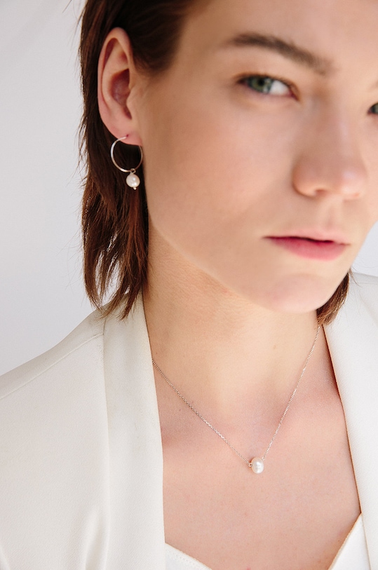 Strieborný náhrdelník Ania Kruk Ariel SAKNP0190 strieborná ZA00