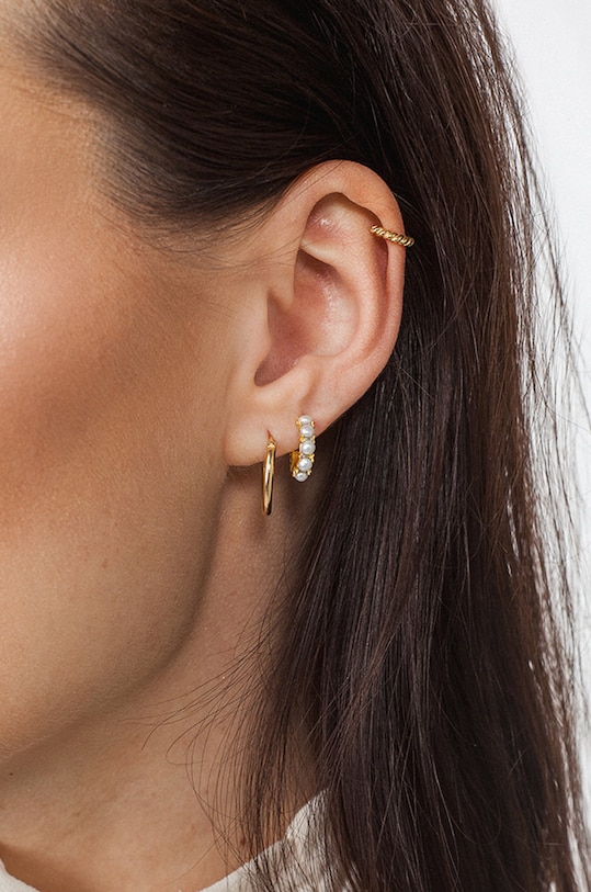 Náušnica Ania Kruk Rock It SGCKS1020Z zlatá ZA00