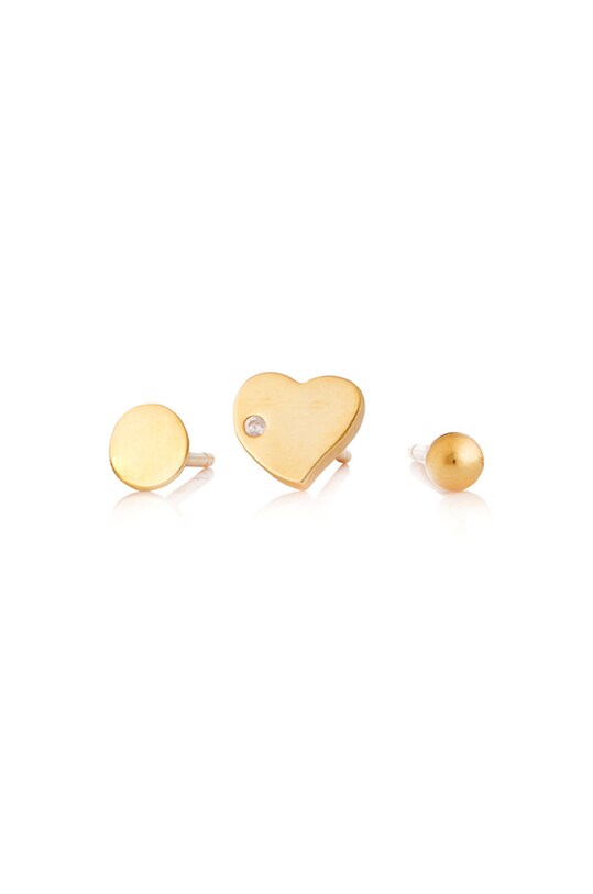 Сережки ANIA KRUK Rock It серебро золотой SMVKS0450Z