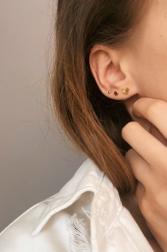 Сережки ANIA KRUK Rock It SMVKS0450Z золотой ZA00