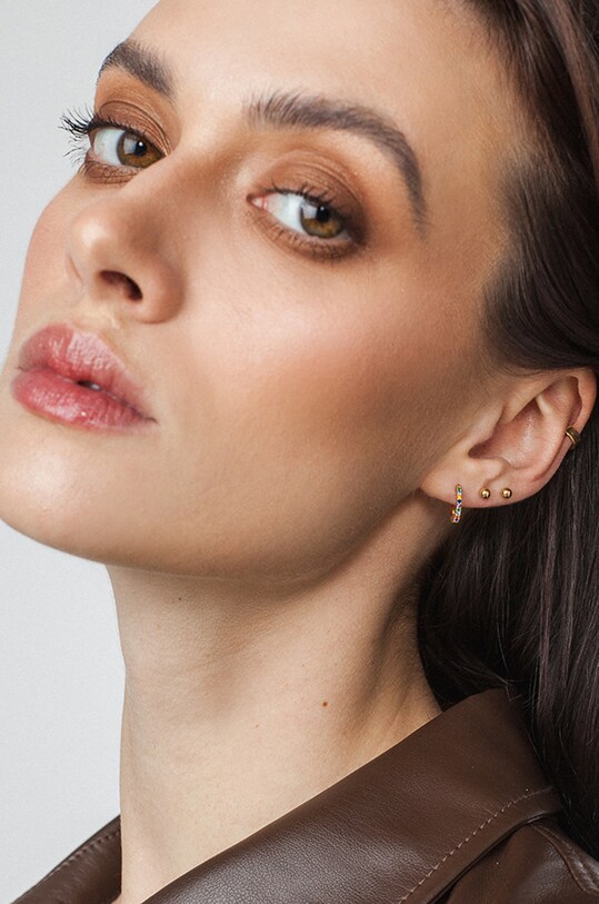 Кафф зі срібла з позолотою ANIA KRUK Rock It SGCKS1860Z золотий ZA00