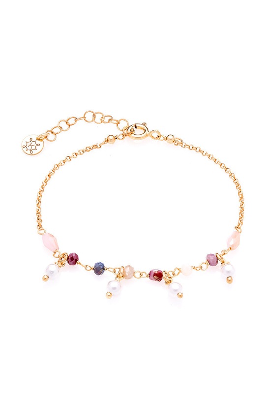 Stříbrný pozlacený náramek ANIA KRUK Summer pozlacení zlatá SMVAS0820Z