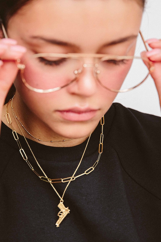 Кольє зі срібла з позолотою ANIA KRUK Trendy SMVNS1220Z золотий ZA00