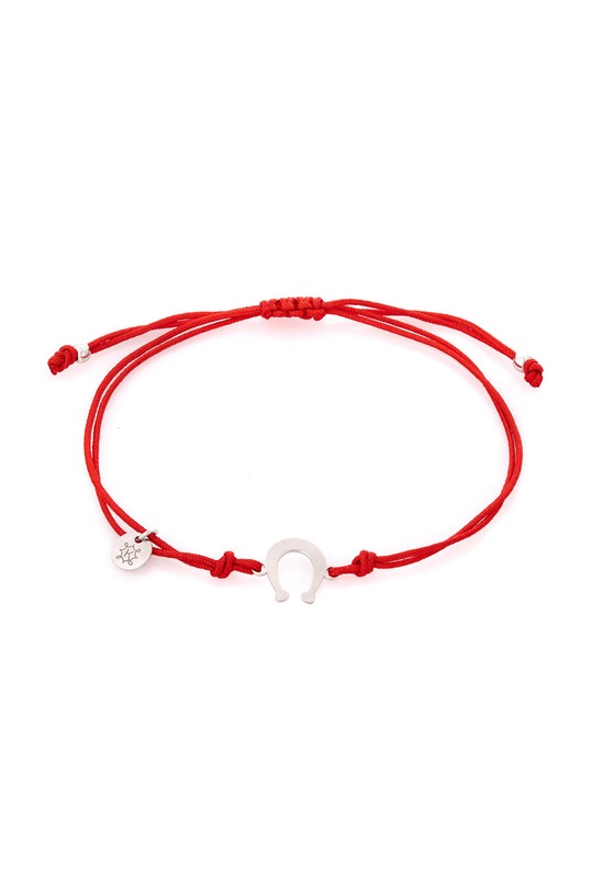 ANIA KRUK braccialetto Believe argento rosso SGCAU0235