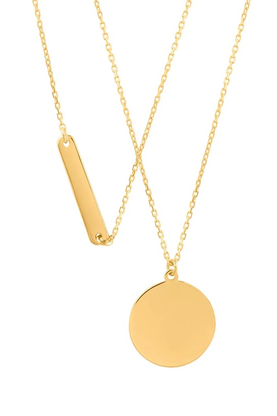 ANIA KRUK naszyjnik ze srebra pokrytego złotem Believe pozłacane złoty SGCNS0101Z