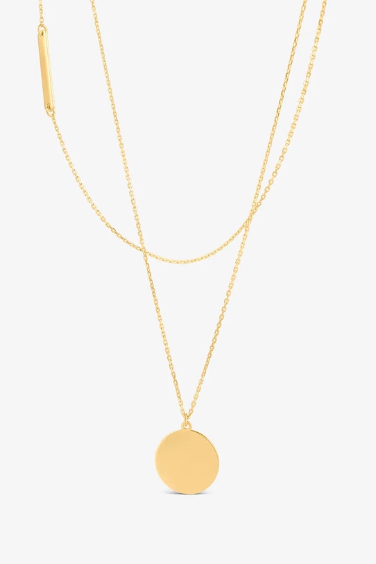 ANIA KRUK naszyjnik ze srebra pokrytego złotem Believe SGCNS0101Z złoty ZA00