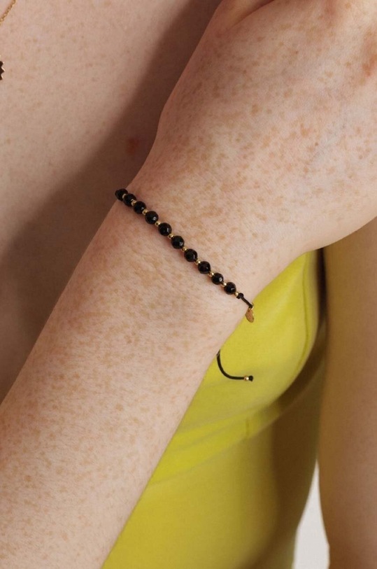 Akcesoria ANIA KRUK bransoletka Summer SAKAU0521Z czarny