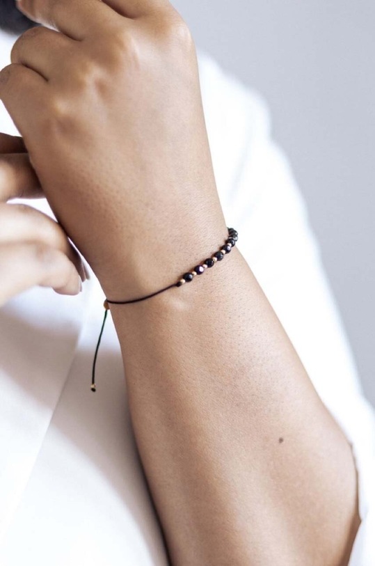 ANIA KRUK bransoletka Summer SAKAU0521Z czarny