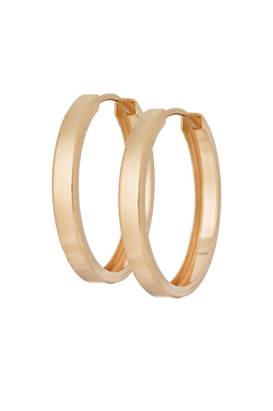 ANIA KRUK kolczyki ze srebra pokrytego złotem Trendy pozłacane złoty SAKKS1370Z