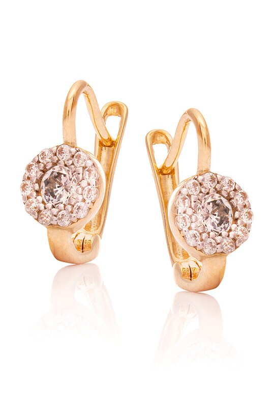 Zlaté náušnice ANIA KRUK Glow zlato zlatá ZEMKZ0530