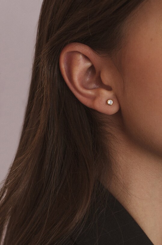 Срібні сережки з позолотою ANIA KRUK Glamour SMVKS0510Z золотий ZA00