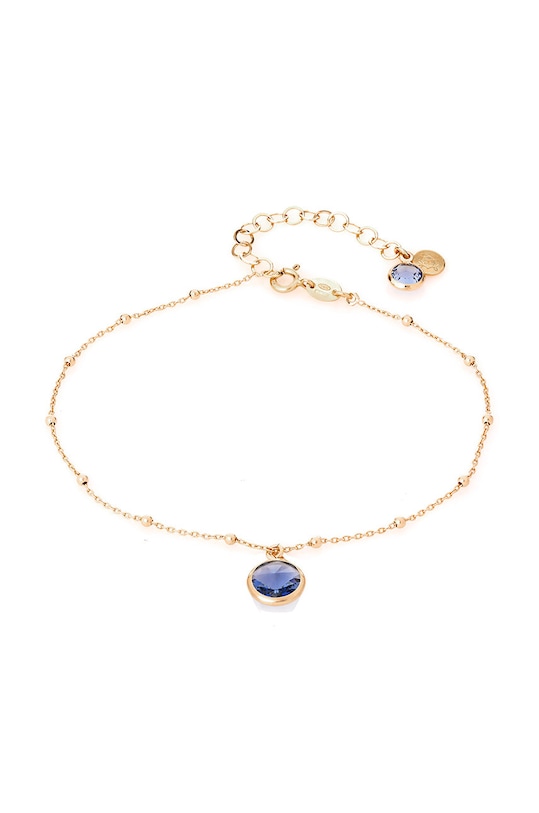 ANIA KRUK bransoletka na kostkę ze srebra pokrytego złotem Venus srebro złoty SLTAS2140Z