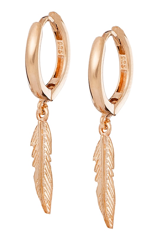 ANIA KRUK kolczyki ze srebra pokrytego złotem Hippie pozłacane złoty SYZKS0760Z