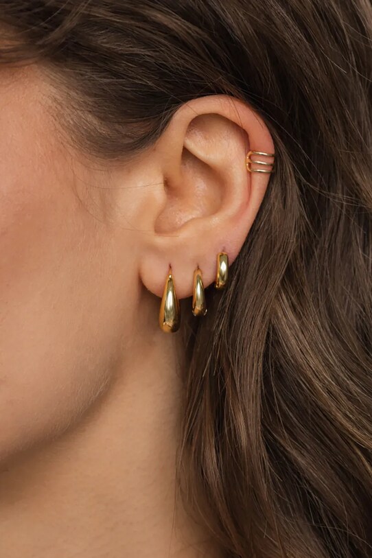 Сережки ANIA KRUK Trendy золотий MRUKM0450Z
