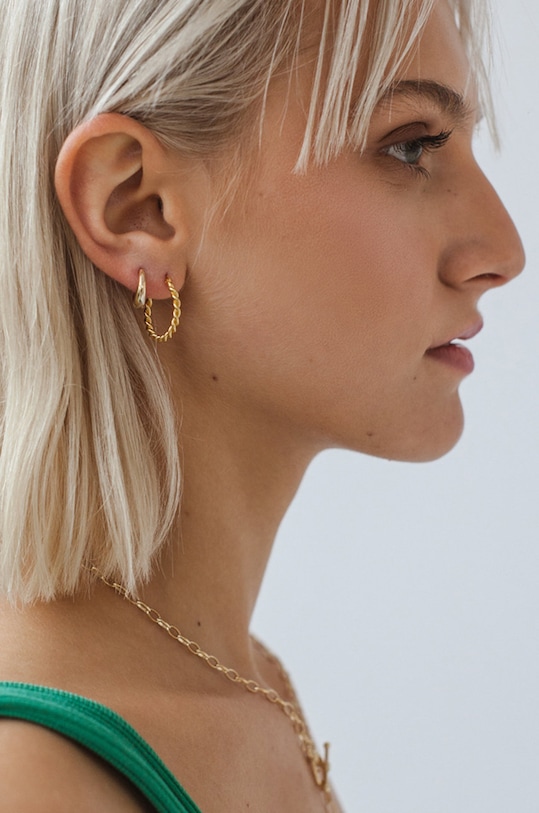 Náušnice ANIA KRUK Vintage MRUKM0300Z zlatá ZA00