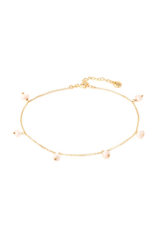 ANIA KRUK cavigliera Ariel pietra naturale oro SAKAP0300Z