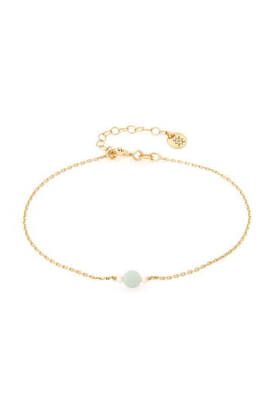 ANIA KRUK bracciale in argento placcato in oro Summer pietra naturale oro SAKAN1520Z