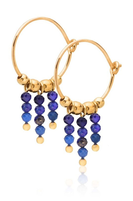 ANIA KRUK cercei din argint placat cu aur Summer argint aur SAKKN1560Z