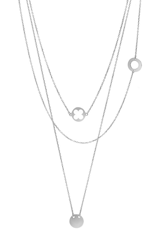 Stříbrný náhrdelník ANIA KRUK Believe Dárkový box stříbrná SGCNS0104