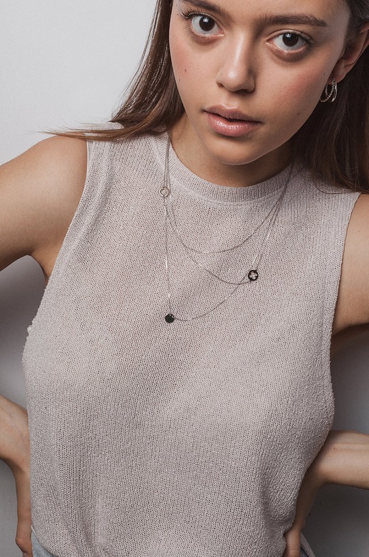 Stříbrný náhrdelník ANIA KRUK Believe SGCNS0104 stříbrná ZA00