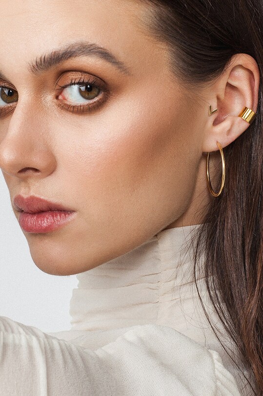 Аксесуари Кафф зі срібла з позолотою ANIA KRUK Rock It SGCKS0040Z золотий
