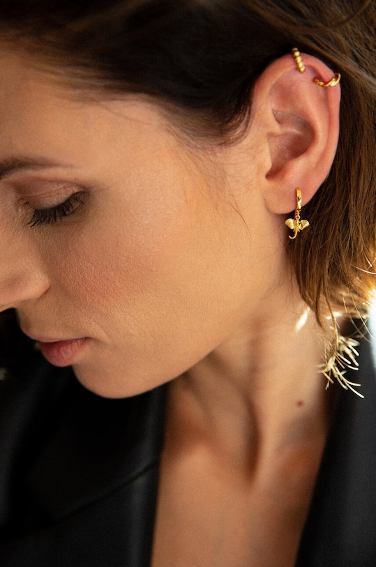 Серебряный кафф ANIA KRUK Rock It SGCKS0470Z золотой ZA00