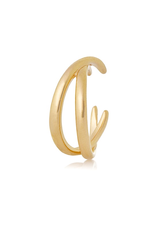 ANIA KRUK nausznica ze srebra pokrytego złotem Rock It pozłacane złoty STNKS0470Z