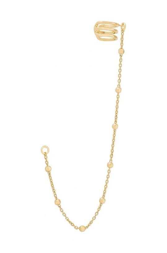 Позлатена сребърна обица ANIA KRUK Rock It позлатен злато SGCKS1340Z