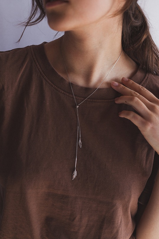 ANIA KRUK naszyjnik srebrny Hippie SGCNS0900 srebrny ZA00