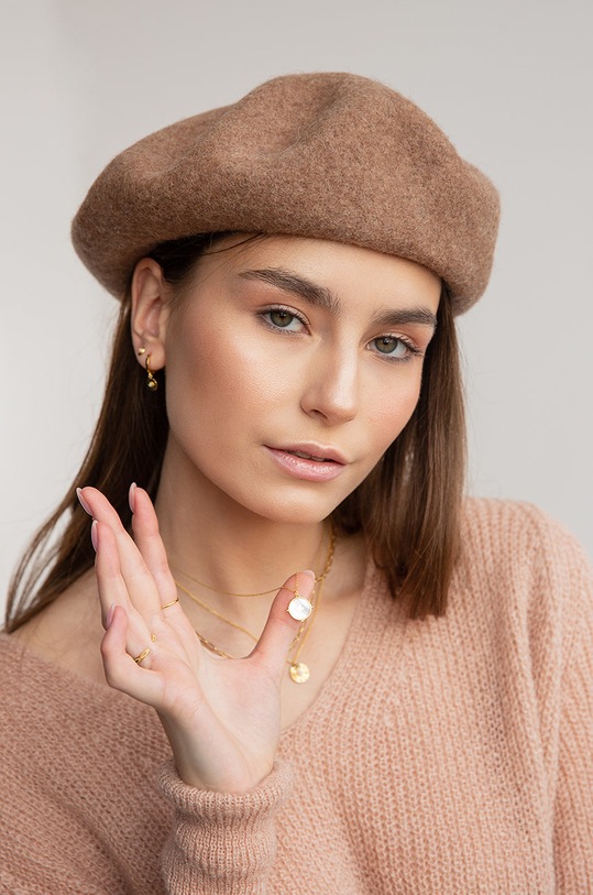 ANIA KRUK naszyjnik ze srebra pokrytego złotem Sky SMRNS0140Z złoty ZA00