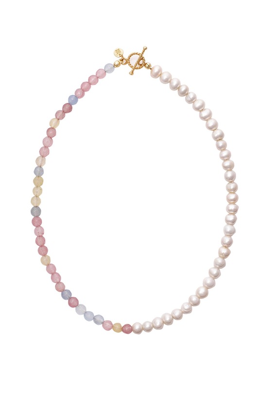 ANIA KRUK naszyjnik ze srebra pokrytego złotem Ariel srebro złoty SAKNP0290Z