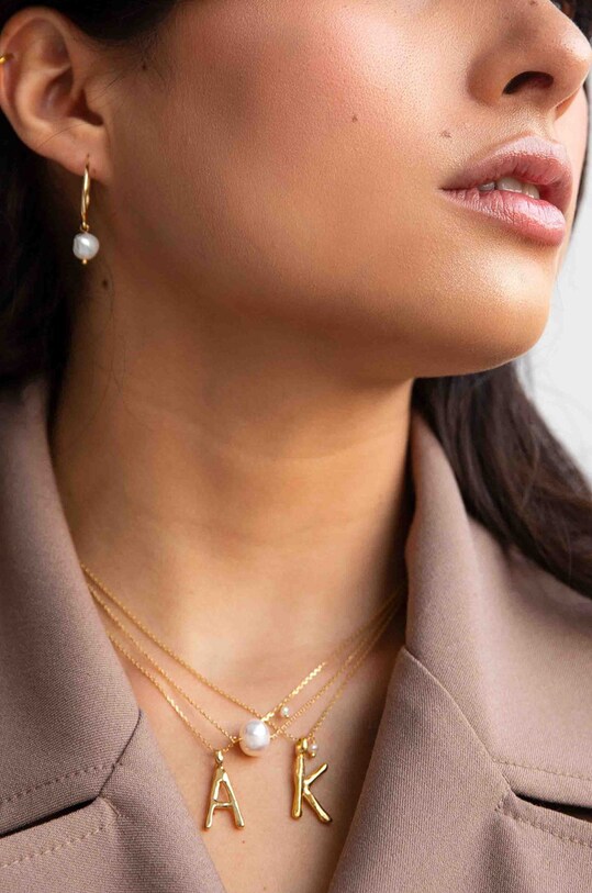 Серебряное колье с позолотой ANIA KRUK Ariel SAKNS0660Z золотой ZA00
