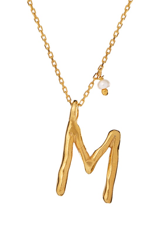 ANIA KRUK naszyjnik ze srebra pokrytego złotem Ariel srebro złoty SAKNS100MZ