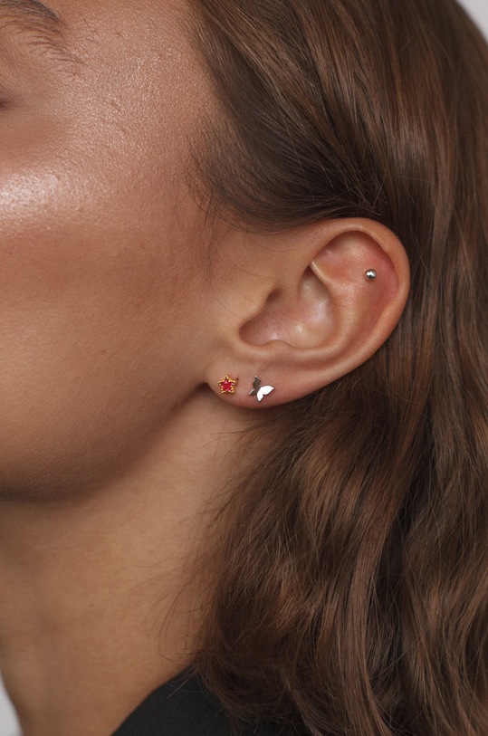 Srebrna naušnica ANIA KRUK SRUKS0370 srebrna ZA00