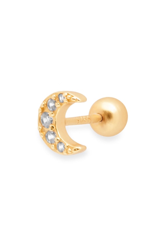 ANIA KRUK kolczyk ze srebra pokrytego złotem Piercing Rock It srebro złoty SRUKS0450Z