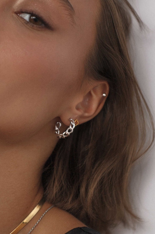 ANIA KRUK kolczyk ze srebra Piercing Rock It SRUKS0490 srebrny ZA00