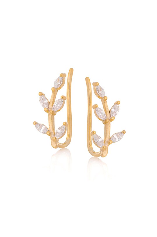 ANIA KRUK kolczyk ze srebra pokrytego złotem srebro złoty SRUKS0090Z